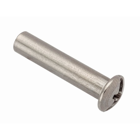 Ampg Combo Barrel, #6-32, 7/8 in Brl Lg, 3/16 in Brl Dia, 18-8 Stainless Steel Unfinished Z4109SS