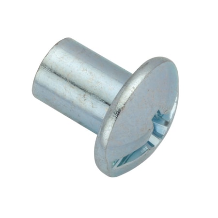 Ampg Combo Barrel, 5/16"-18, 1/2 in Brl Lg, 3/8 in Brl Dia, Steel Zinc Plated Z4146