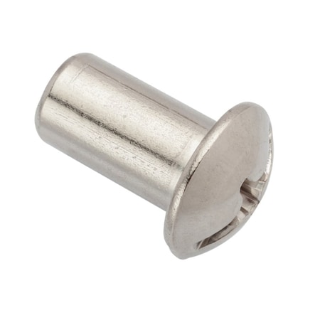 Ampg Combo Barrel, 3/8"-16, 7/8 in Brl Lg, 1/2 in Brl Dia, 18-8 Stainless Steel Unfinished Z4169SS