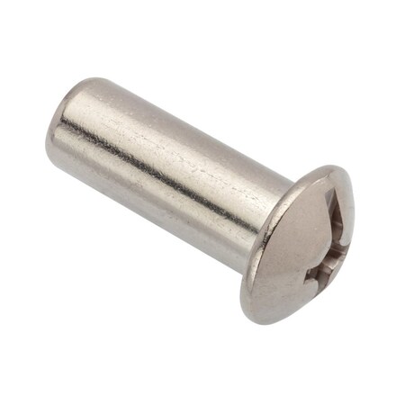 Ampg Combo Barrel, 3/8"-16, 1-1/4 in Brl Lg, 1/2 in Brl Dia, 18-8 Stainless Steel Unfinished Z4171SS
