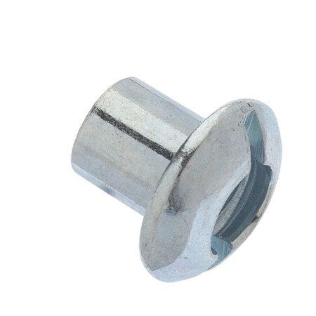Zoro Select Barrel Bolt, Steel, Pk50, Drive Type: Slotted 5LY83