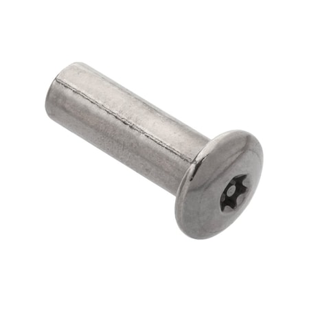 Zoro Select Barrel Bolt, #10-24, 3/4 in Brl Lg, 1/4 in Brl Dia, Stainless Steel Plain Z4412T6S
