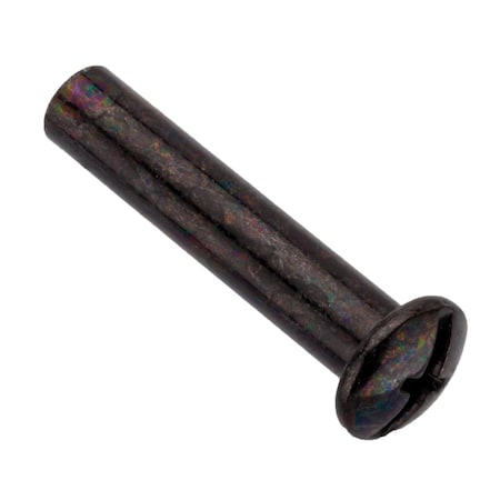 Ampg Combo Barrel, #10-24, 1-1/4 in Brl Lg, 1/4 in Brl Dia, Steel Black Zinc Plated Z4420-BLACK