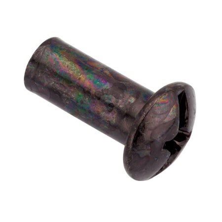 Ampg Combo Barrel, 1/4"-20, 3/4 in Brl Lg, 5/16 in Brl Dia, Steel Black Zinc Plated Z4444-BLACK
