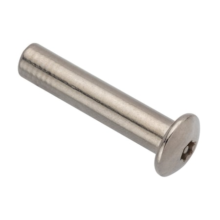Ampg Combo Barrel, 1/4"-20, 1-1/2 in Brl Lg, 5/16 in Brl Dia, 18-8 Stainless Steel Unfinished Z4449T6S