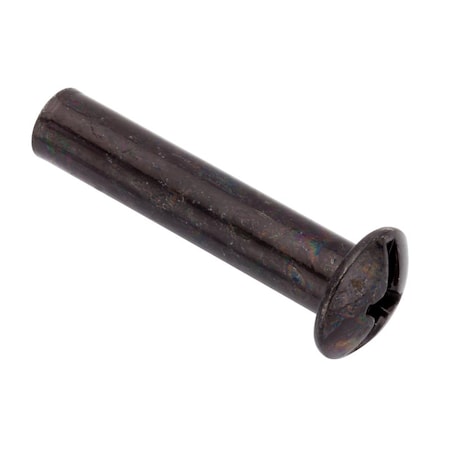 Ampg Combo Barrel, 1/4"-20, 1-1/2 in Brl Lg, 5/16 in Brl Dia, Steel Black Zinc Plated Z4450-BLACK