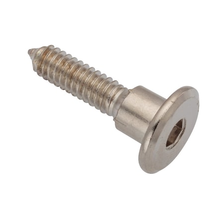 Ampg Shoulder Screw, 1/4"-20 Thr Sz, 20 mm Thr Lg, 10 mm Shoulder Lg, Steel Z4468-NI