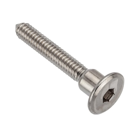 Ampg Shoulder Screw, 1/4"-20 Thr Sz, 35 mm Thr Lg, 10 mm Shoulder Lg, Steel Z4471-NI