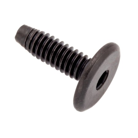 Ampg 1/4"-20 x 20 mm Hex Low Profile Machine Screw, Black Oxide Steel Z4478-BX
