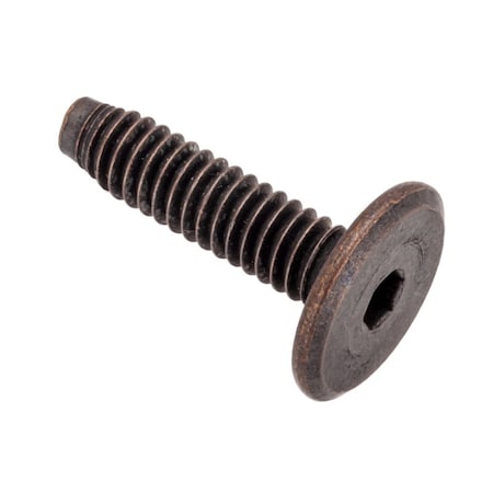 Ampg 1/4"-20 x 25 mm Hex Low Profile Machine Screw, Bronze Plated Steel Z4480-BZ