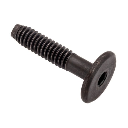 Ampg 1/4"-20 x 30 mm Hex Low Profile Machine Screw, Black Oxide Steel Z4481-BX