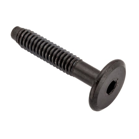 Ampg 1/4"-20 x 35 mm Hex Low Profile Machine Screw, Black Oxide Steel Z4482-BX
