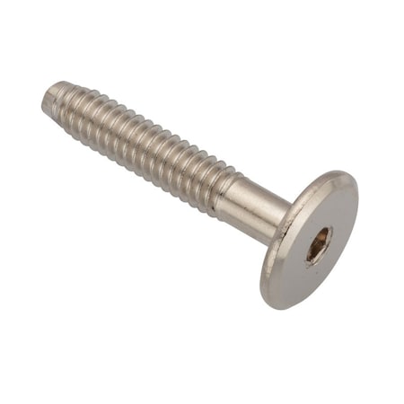 Ampg 1/4"-20 x 35 mm Hex Low Profile Machine Screw, Nickel Plated Steel Z4482-NI