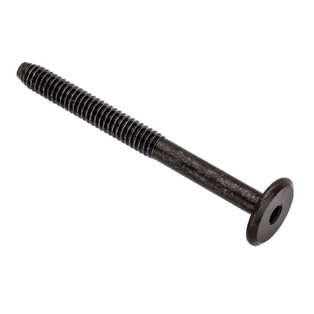 Ampg 1/4"-20 x 70 mm Hex Low Profile Machine Screw, Black Oxide Steel Z4487-BX