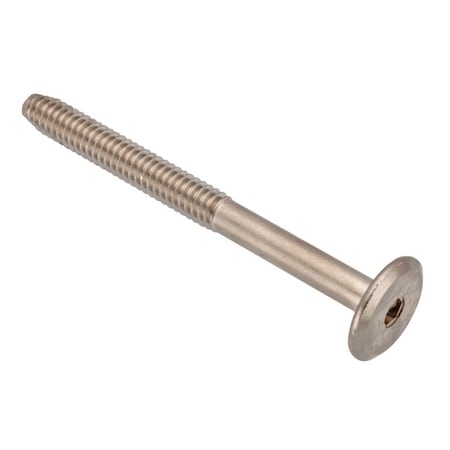 Ampg 1/4"-20 x 70 mm Hex Low Profile Machine Screw, Nickel Plated Steel Z4487-NI
