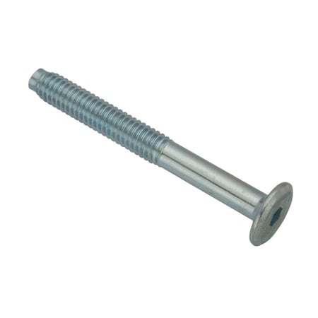 Ampg 5/16"-18 x 70 mm Hex Low Profile Machine Screw, Zinc Plated Steel Z4496-ZN
