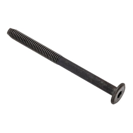 Ampg 5/16"-18 x 100 mm Hex Low Profile Machine Screw, Black Oxide Steel Z4498-BX