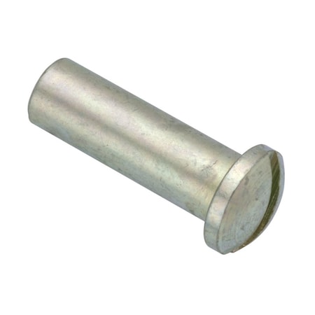 Ampg Barrel Nut, #8-32, 3/4 in Brl Lg, 1/4 in Brl Dia, Steel Zinc Plated Z4510