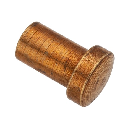 Ampg Barrel Nut, #10-32, 1/2 in Brl Lg, 1/2 in Brl Dia, Steel Zinc Plated Z4525