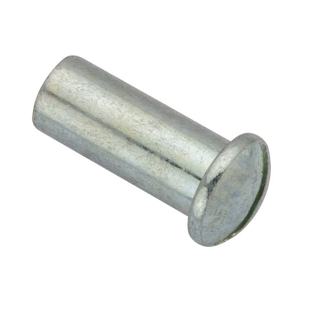 Ampg Barrel Nut, #10-32, 3/4 in Brl Lg, 5/16 in Brl Dia, Steel Zinc Plated Z4535