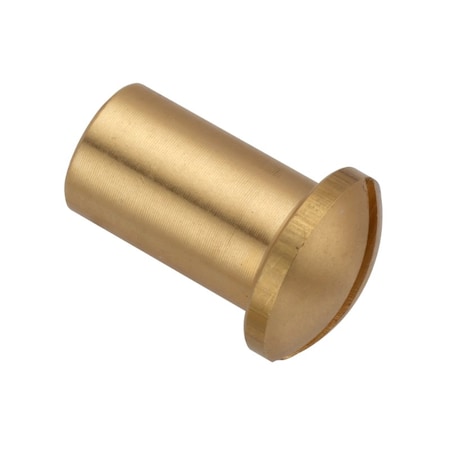Ampg Barrel Nut, #10-32, 1/2 in Brl Lg, 5/16 in Brl Dia, Brass Unfinished Z4645