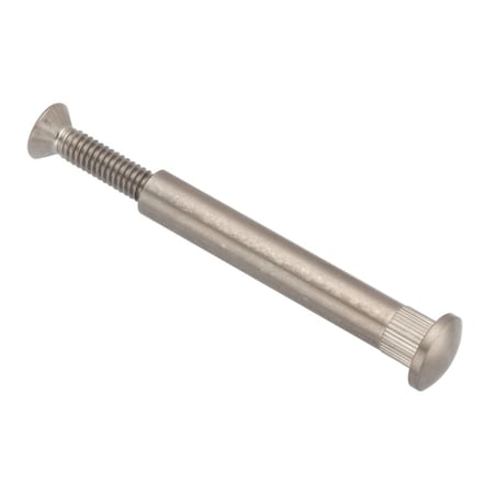 Zoro Select Arch Barrel, #12-24, 2 1/16 in Brl Lg, 5/16 in Brl Dia, Stainless Steel Plain Z5130