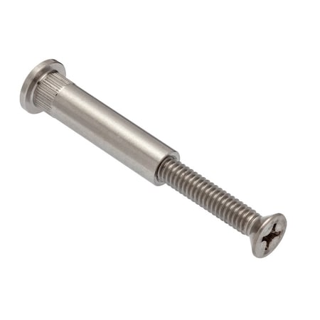 Zoro Select Arch Barrel, 1/4"-20, 1 9/16 in Brl Lg, 3/8 in Brl Dia, Stainless Steel Plain Z5197