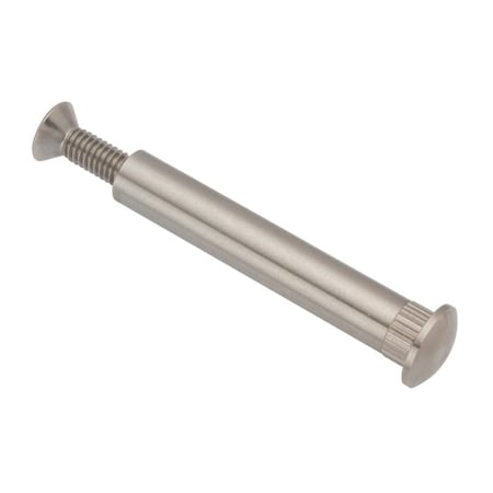 Ampg Arch Barrel/Screw, 5/16"-18, 3 in Brl Lg, 1/2 in Brl Dia, 316 Stainless Steel Unfinished Z5207