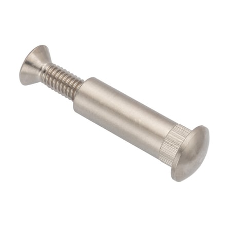 Ampg Arch Barrel/Screw, 5/16"-18, 1-9/16 in Brl Lg, 1/2 in Brl Dia, 18-8 Stainless Steel Unfinished Z5234