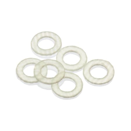 Zoro Select Flat Washer, For Screw Size #4 , Fiberglass Green Tan Finish Z8308