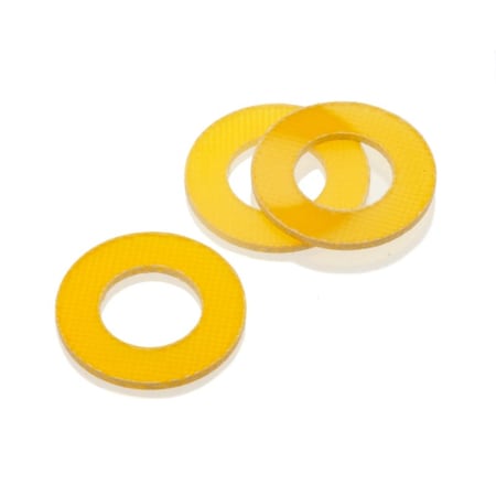 Zoro Select Flat Washer, For Screw Size 1/4 in , Fiberglass Green Tan Finish Z8322