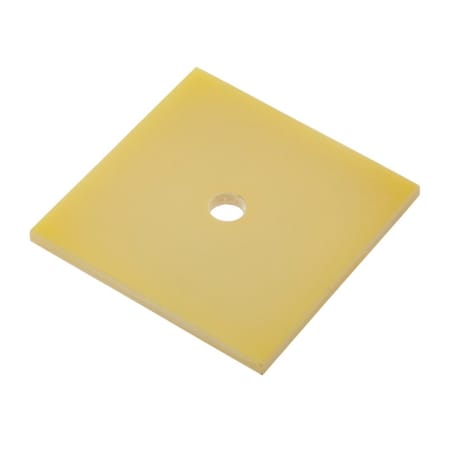 Zoro Select Square Washer, Fits Bolt Size 1/4 in , Fiberglass Plain Finish Z8340