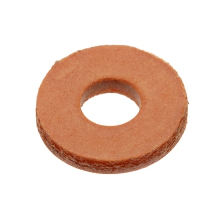 Zoro Select Flat Washer, For Screw Size #4 , Phenolic Resin Red Brown Finish Z8400
