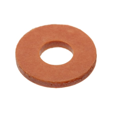 Zoro Select Flat Washer, For Screw Size #6 , Phenolic Resin Red Brown Finish Z8404