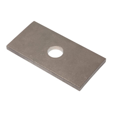 Zoro Select Bearing Plate, For Screw Size 3/4 in , 18-8 Stainless Steel Plain Finish Z8754-188