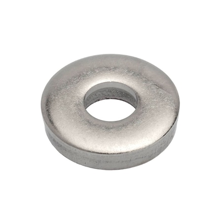 Zoro Select Flat Washer, For Screw Size M8 , 316 Stainless Steel Plain Finish Z8848-316