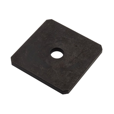 Zoro Select Square Washer, For Screw Size 1/2 in , Steel Black Oxide Finish Z8880H