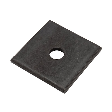 Zoro Select Square Washer, For Screw Size 5/8 in , Steel Black Oxide Finish Z8881H