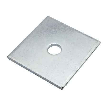Zoro Select Square Washer, For Screw Size 3/4 in , 18-8 Stainless Steel Plain Finish Z8893SS