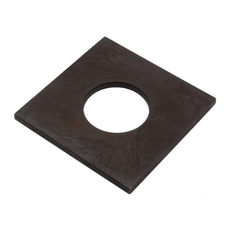 Zoro Select Square Washer, For Screw Size 1 3/4 in , Steel Black Oxide Finish Z8898H