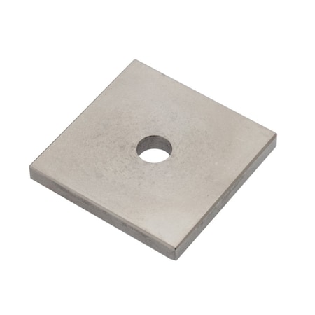 Zoro Select Square Washer, For Screw Size M6 , 18-8 Stainless Steel Plain Finish Z8906SS