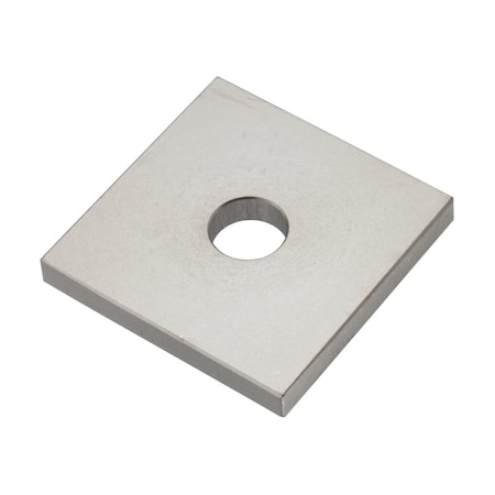 Zoro Select Square Washer, For Screw Size M10 , 18-8 Stainless Steel Plain Finish Z8910SS