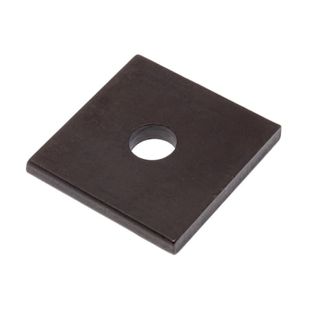 Zoro Select Square Washer, Fits Bolt Size M10 , Steel Black Oxide Finish Z8910