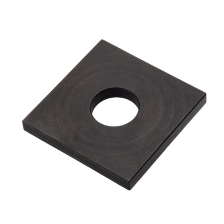 Zoro Select Square Washer, Fits Bolt Size M14 , Steel Black Oxide Finish Z8914