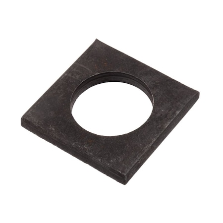 Zoro Select Square Washer, Fits Bolt Size M24 , Steel Black Oxide Finish Z8924