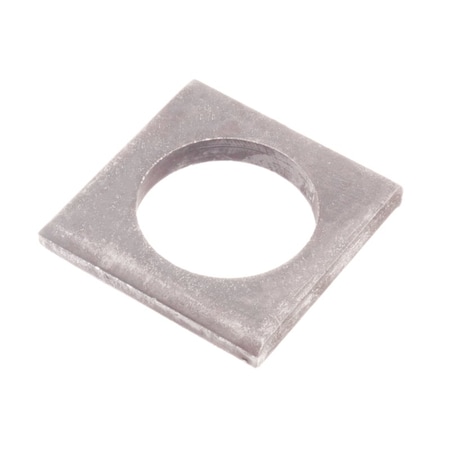 Zoro Select Square Washer, For Screw Size M30 , 18-8 Stainless Steel Plain Finish Z8930SS