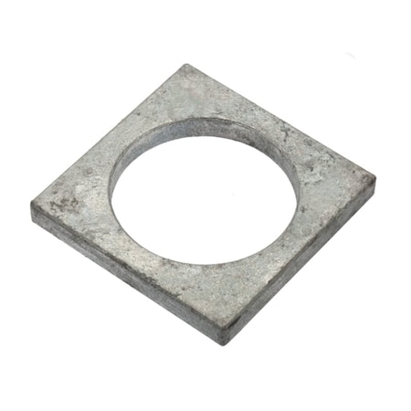 Zoro Select Square Washer, For Screw Size M30 , Steel Galvanized Finish Z8930-G