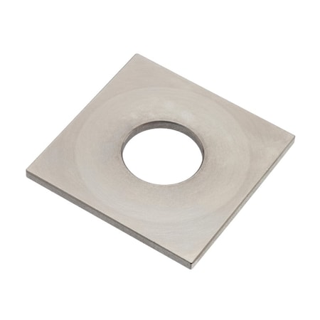 Zoro Select Square Washer, For Screw Size 3/4 in , 18-8 Stainless Steel Plain Finish Z8931-188
