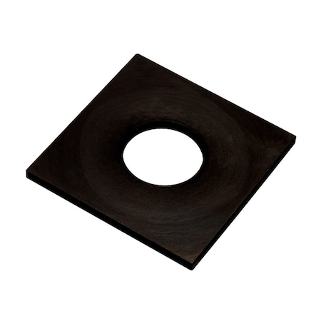 Zoro Select Square Washer, For Screw Size 3/4 in , Steel Black Oxide Finish Z8931-BOX