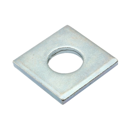 Zoro Select Square Washer, For Screw Size 3/4 in , Steel Zinc Plated Finish Z8959-ZN